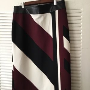 Worthington Faux Leather Trim